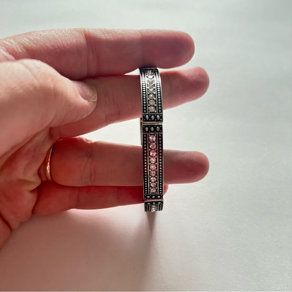 3/$15 or 4/$20 Plunder Design Silver bracelet with rhinestones